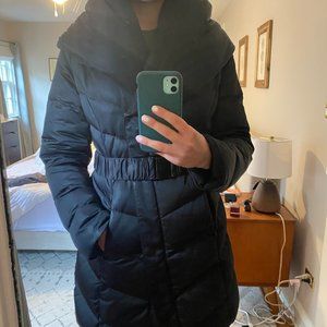 T Tahari Women's Winter Puffer Coat, Size M, Black